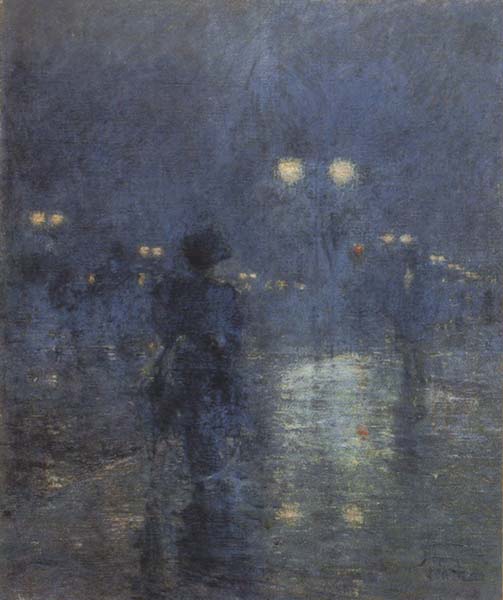 Childe Hassam Fifth Avenue Nocturne (mk43)